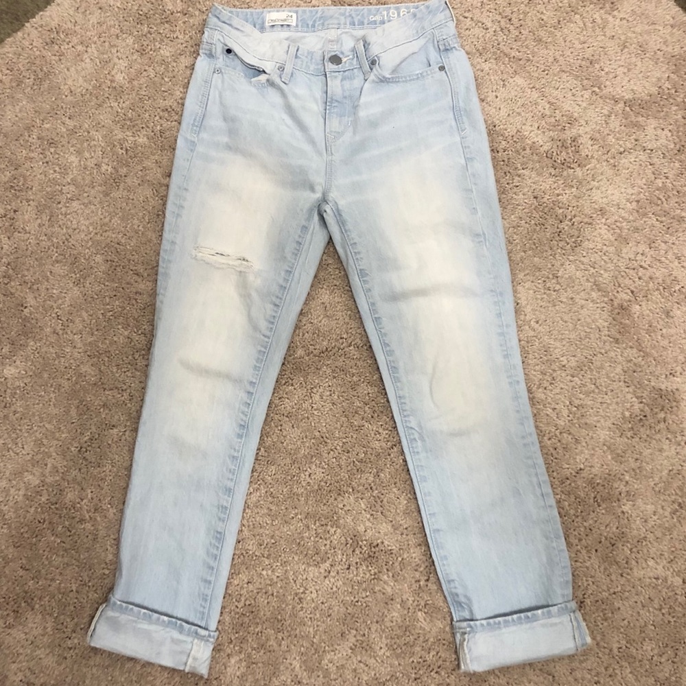 🌟SOLD GAP real straight boyfriend jeans🌟